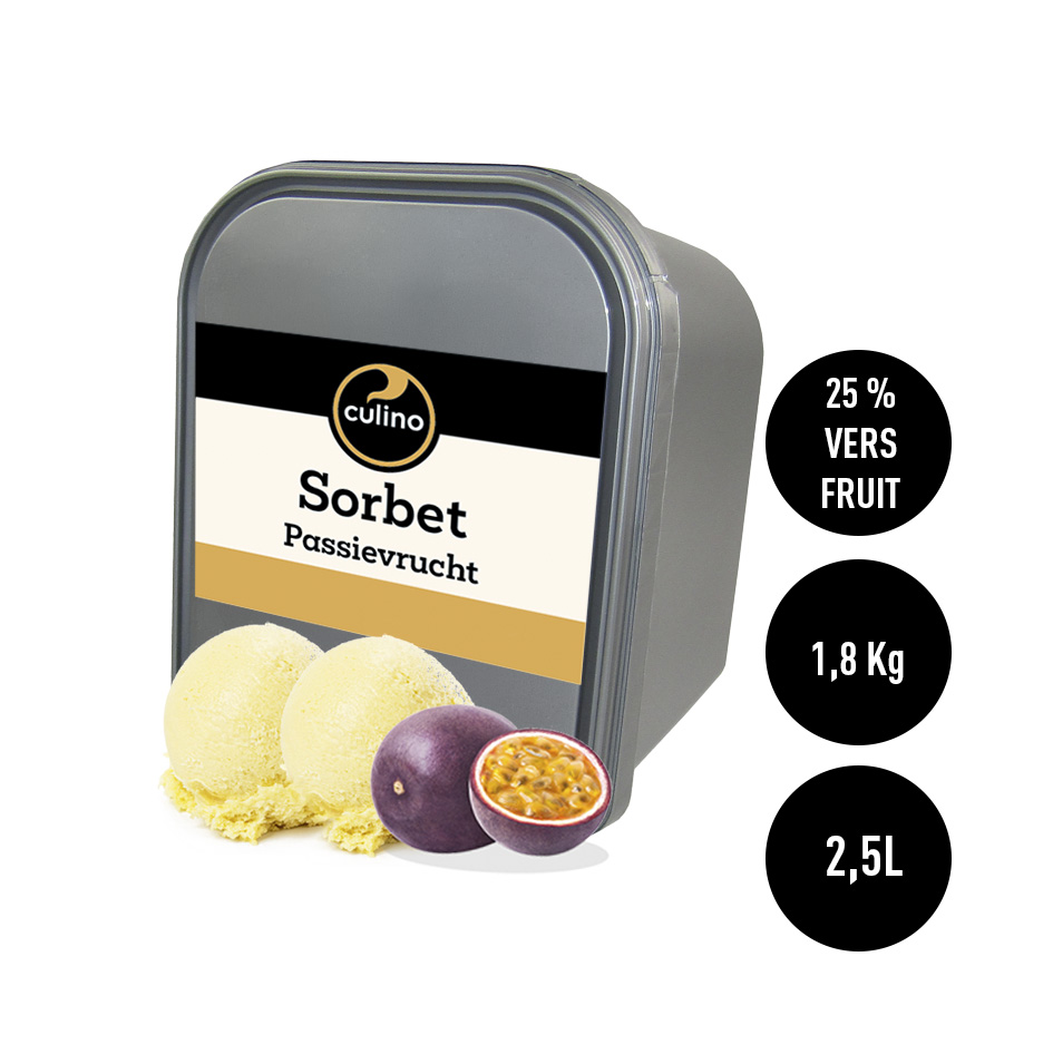 Sorbet Passievrucht 2,5L