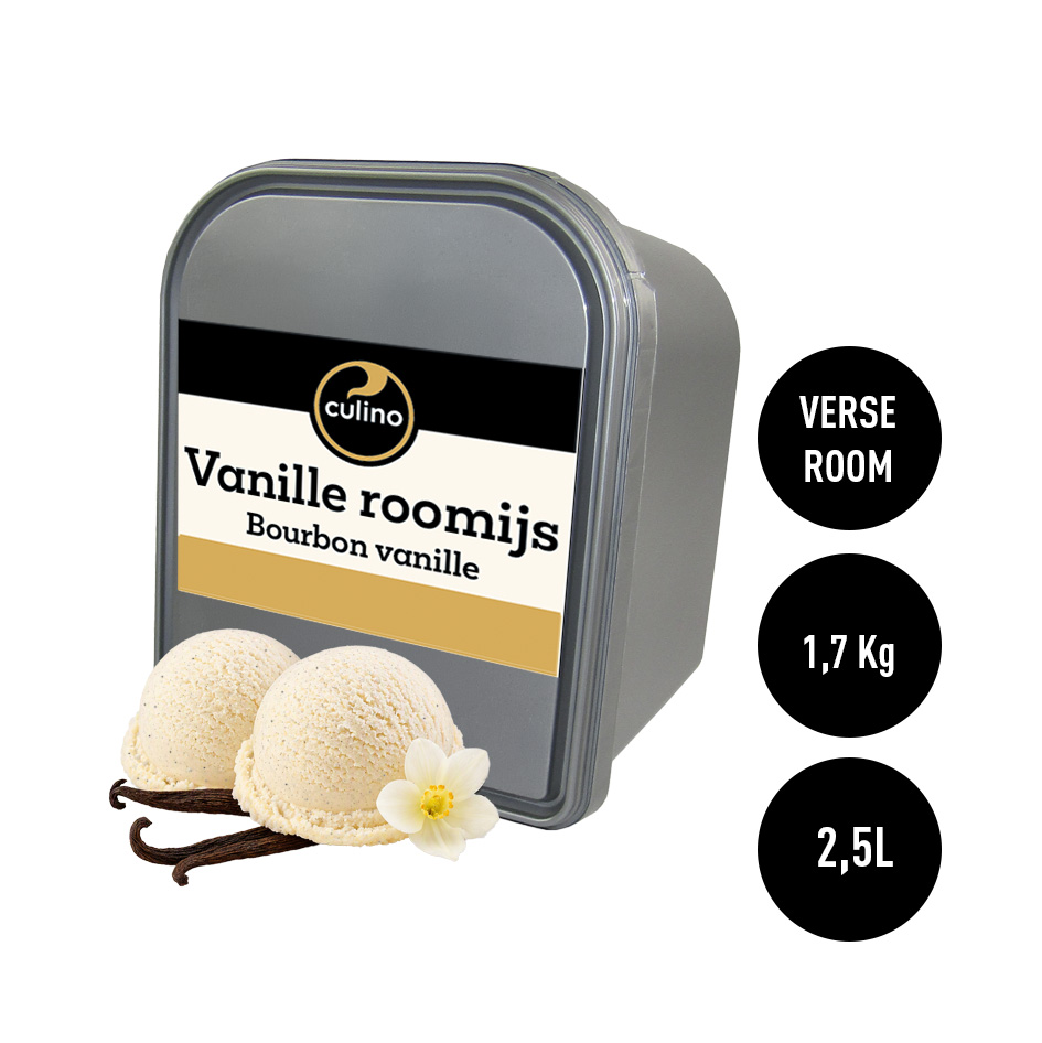 Vanille Bourbon Madagascar roomijs 2,5L