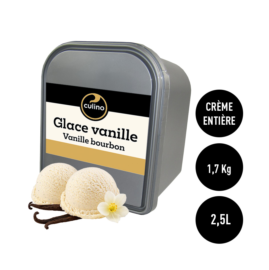 Crème glacée Vanille Bourbon Madagascar 2,5L