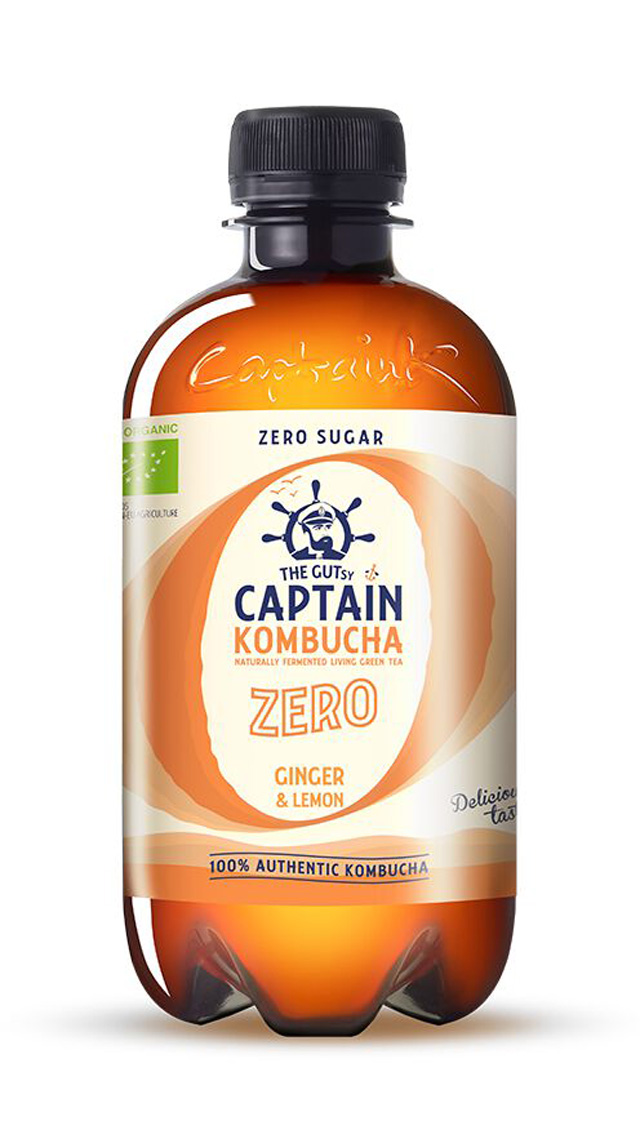 Kombucha ginger & lemon zero BIO 40cl