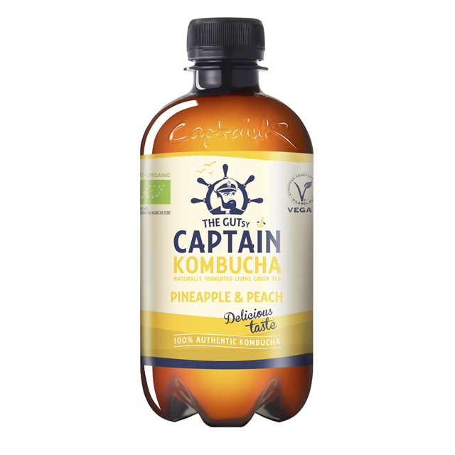 Kombucha pineapple & peach BIO 40cl