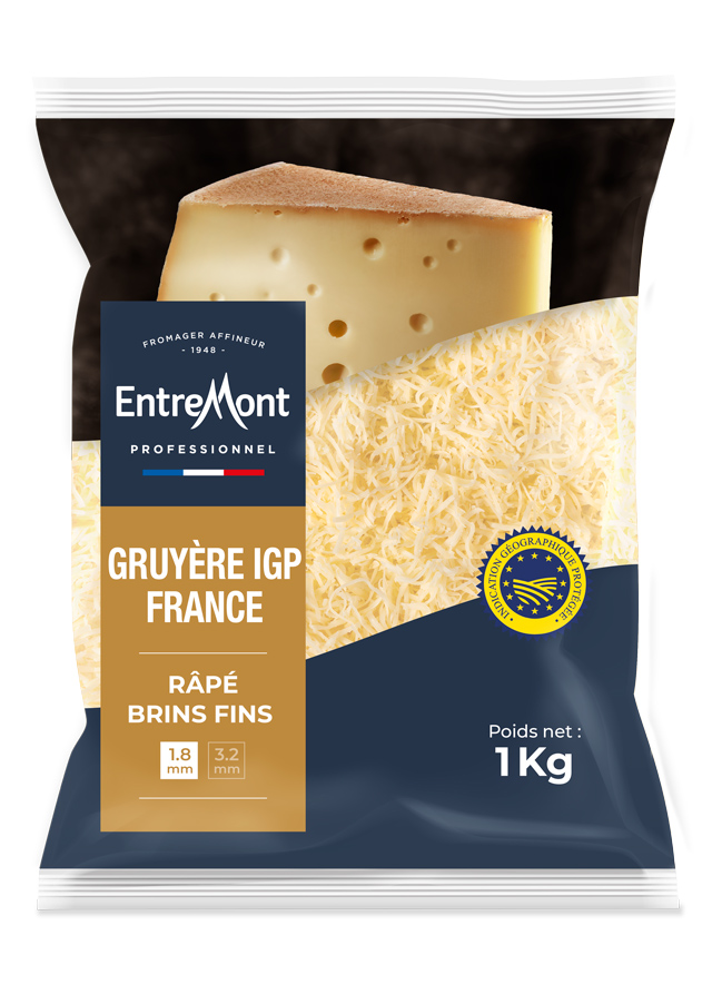 Gruyère gemalen 45% 1kg
