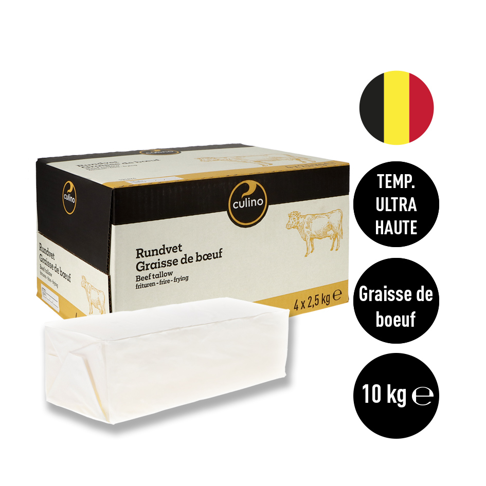 Graisse de boeuf 2,5kgx4