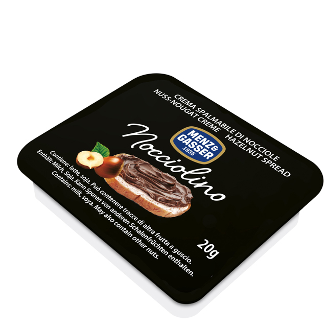 Pâte à tartiner aux noisettes 13% cups 20gx120