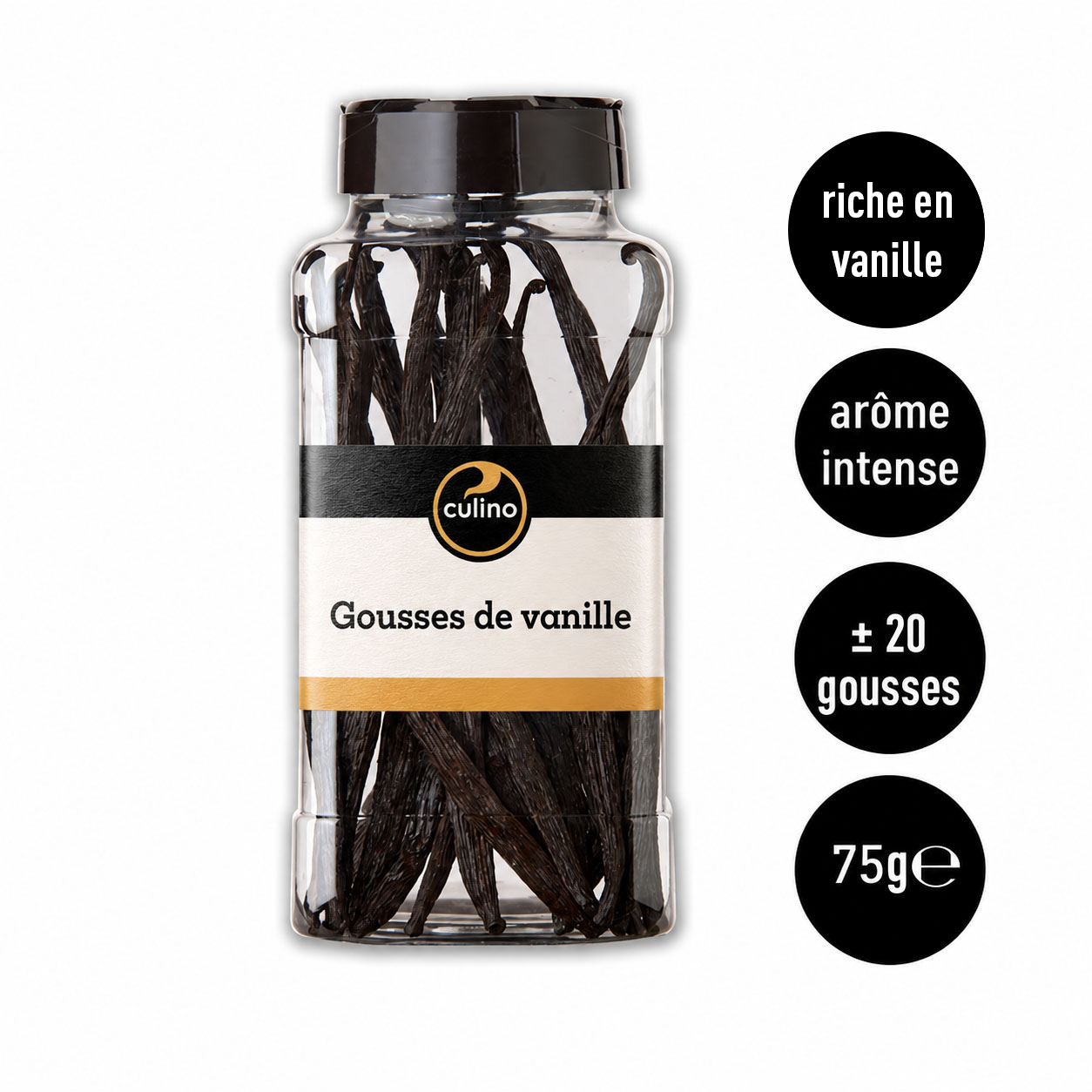 Gousses de vanille 75g