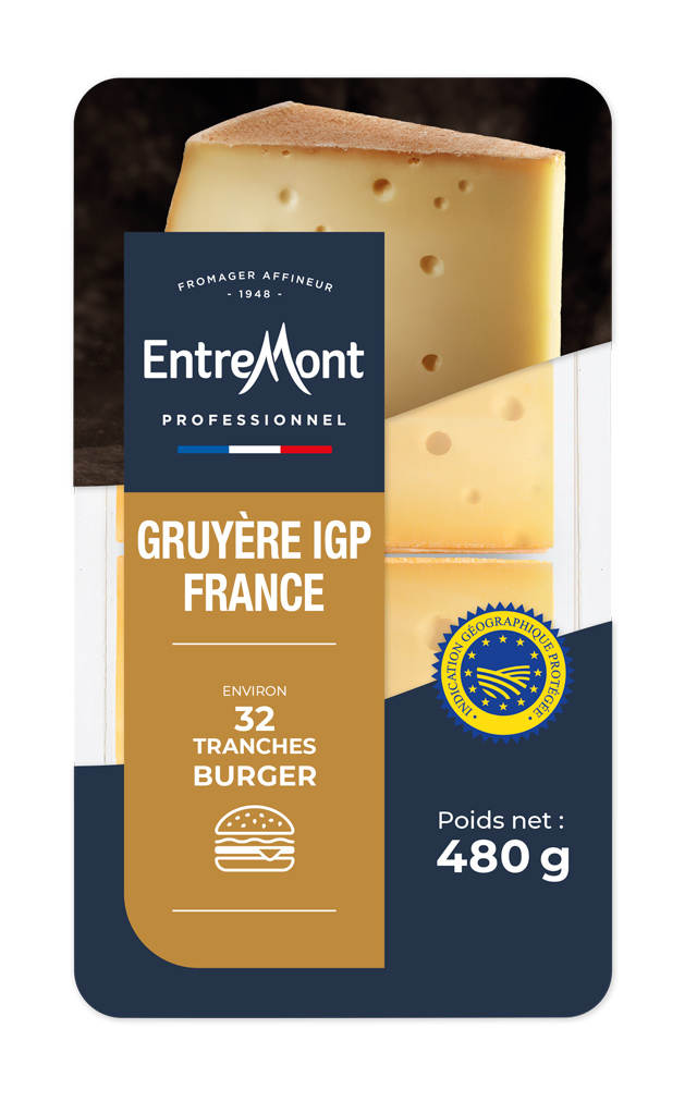 Franse Gruyère IGP 32 sneetjes 480g