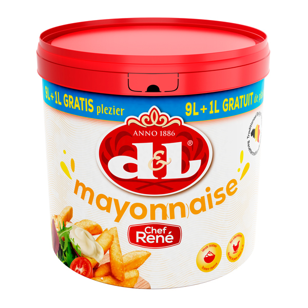 Mayonaise met ei 10L 9L+1L gratis