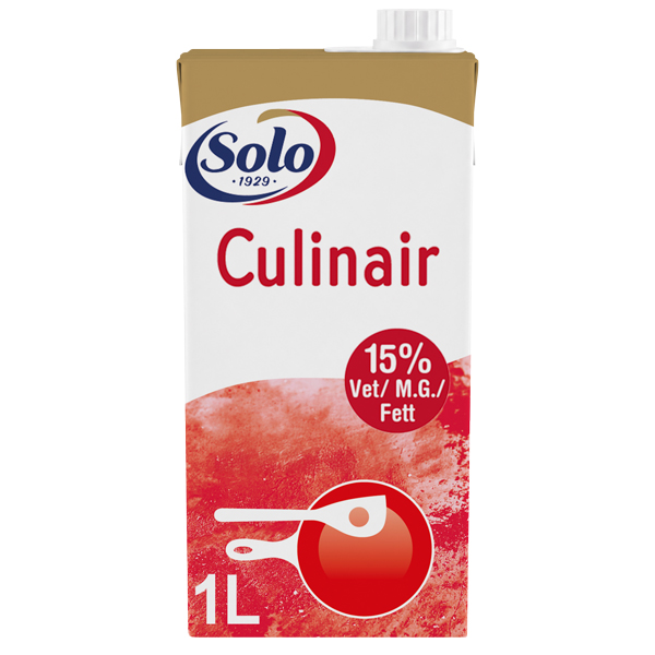 Crème culinaire UHT 15% MG 1L