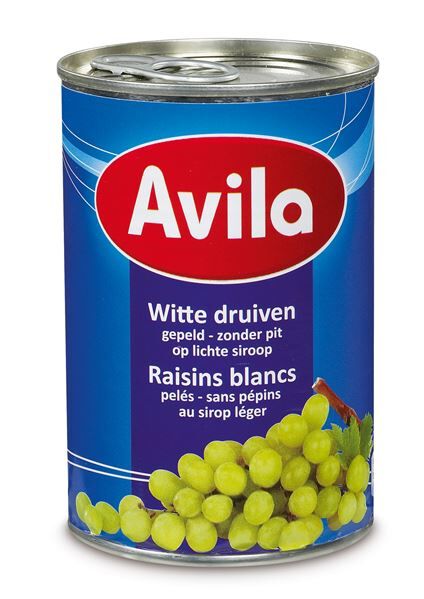 Druiven zonder pit/vel op lichte siroop 425g